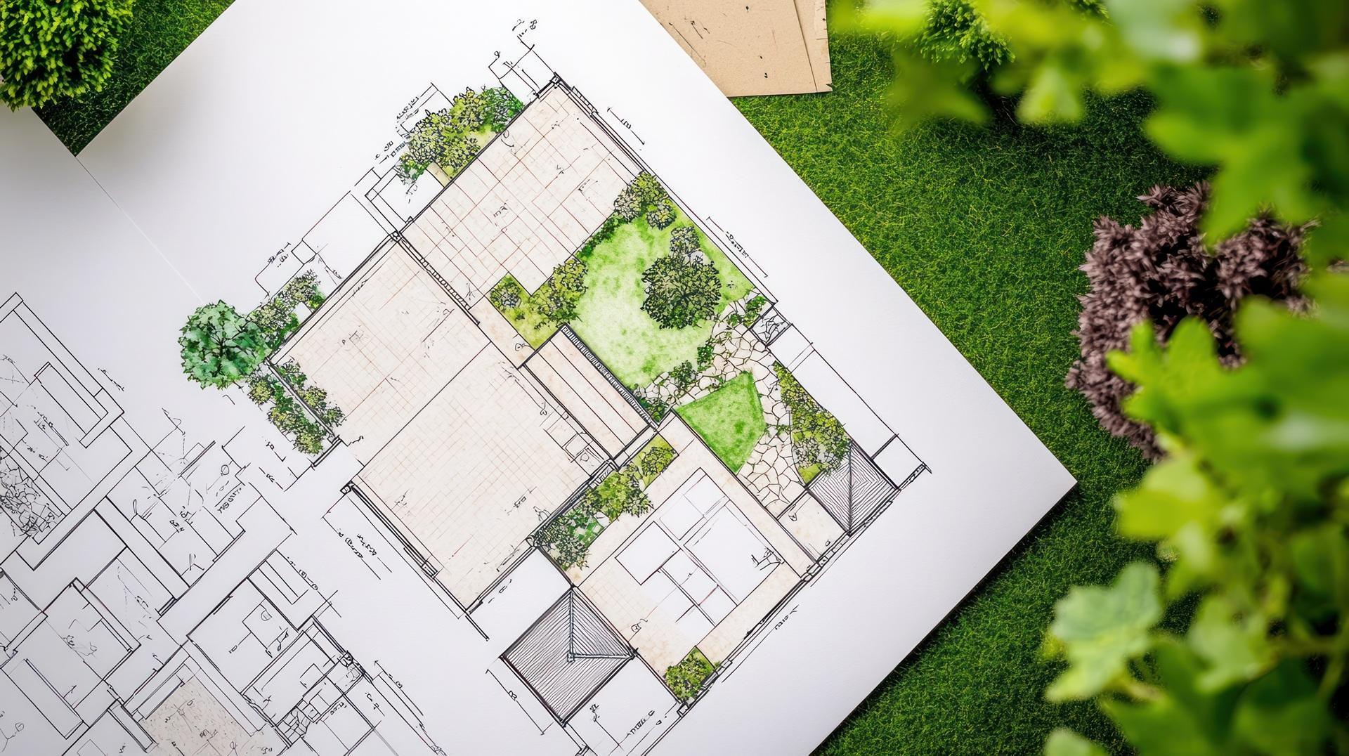 Gartengestaltung auf Bauplanbasis | Kunststoff Zäune